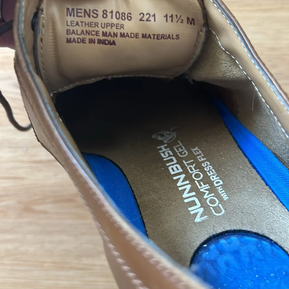 Nunn Bush gel comfort dress flex leather loafers men’s 11.5 great condition 👞